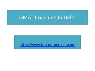 GMAT Coaching In Delhi