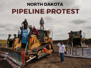 North Dakota pipeline protest