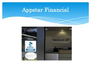 Appstar Financial - Financial Service Provider