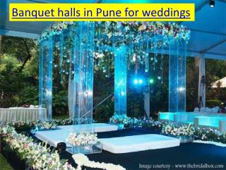 Banquet halls in Pune for weddings