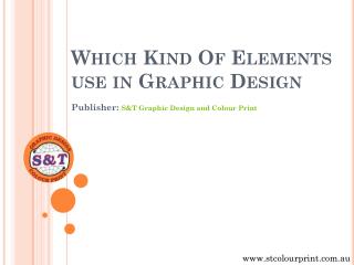 Which Kind Of Elements use in Graphic Design