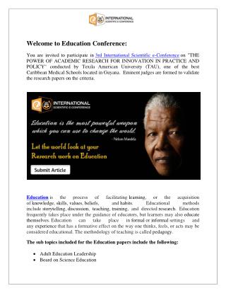 Education Conference
