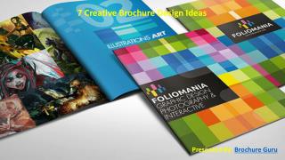 7 Creative Brochure Design Ideas