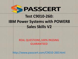 IBM C9010-260 exam questions and answers