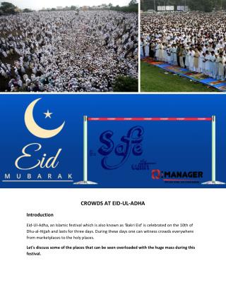 CROWDS AT EID-UL-ADHA | @Q-Manager