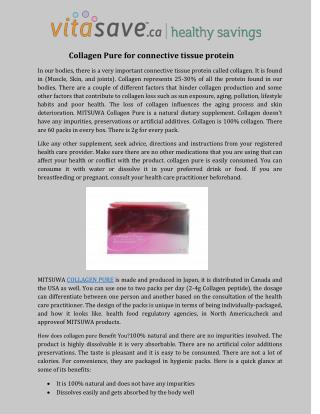 Collagen Pure for connective tissue protein