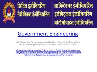 Government Engineering