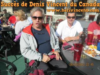 Succès de Denis Vincent du Canada