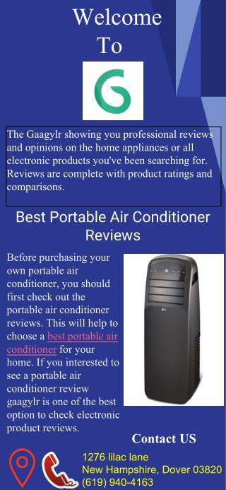Best Portable Air Conditioner Reviews