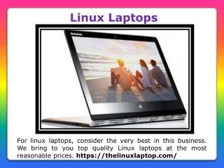 Buy Laptop with Linux