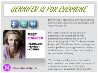 Jennifer Is For Everyone - NewSincerity.us