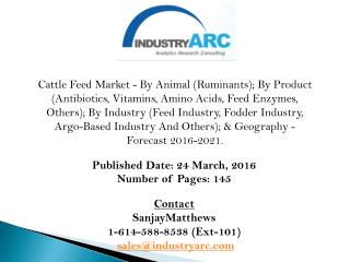 Cattle feed market