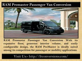 Wheelchair lift van rental - Visit us frconversions.com