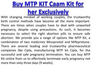 Buy MTP KIT Caam Kit for her Exclusively