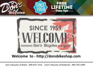 Bicycle shops