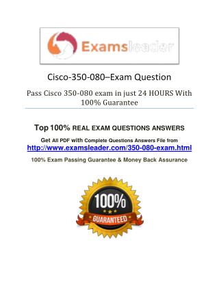 350-080 Exam Question