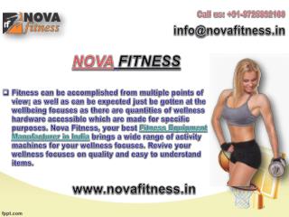 Nova Fitness Offers Its Fitness Equipment Wholesaler Range
