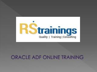 Oracle ADF Online Training hyderabad