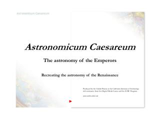 Astronomicum Caesareum