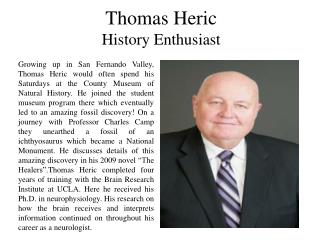 Thomas Heric - History Enthusiast