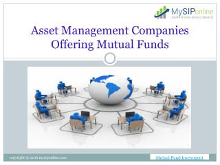 Get Key information on Mutual Fund and its AMCs