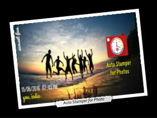 Auto Stamper for Photo