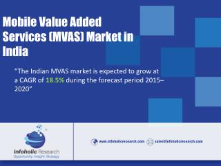 Mobile Value Added Services (MVAS) Market in India