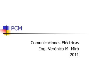 PCM