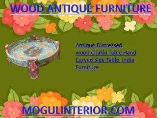 Wood antique furniture by MOGULINTERIOR