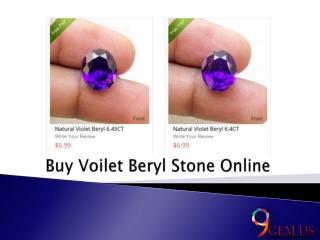 Buy Violet Beryl Stone Online