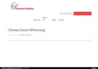 Ottawa Zoom Whitening – Florence Dentistry