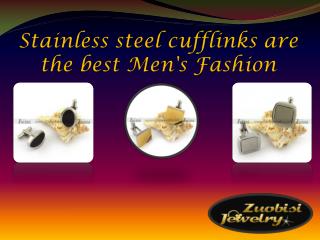 Stainless steel cufflinks are the best Men's Fashion