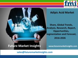 Adipic Acid Market Growth and Value Chain 2016-2026 by FMI