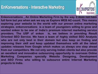 professional seo services india | enkonversations