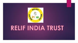 relif india trust(bringing balance)