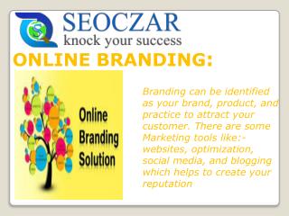 seoczar | Online Branding Services India | Online Brand Management
