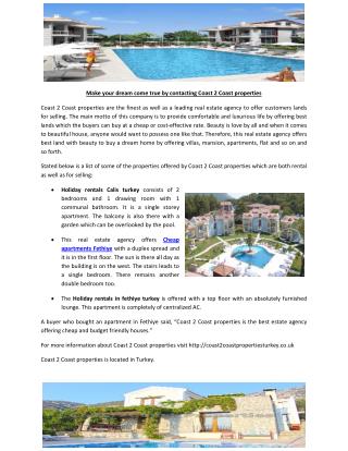 Cheap apartments Fethiye