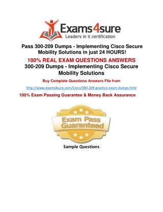 300-209 Exam Questions