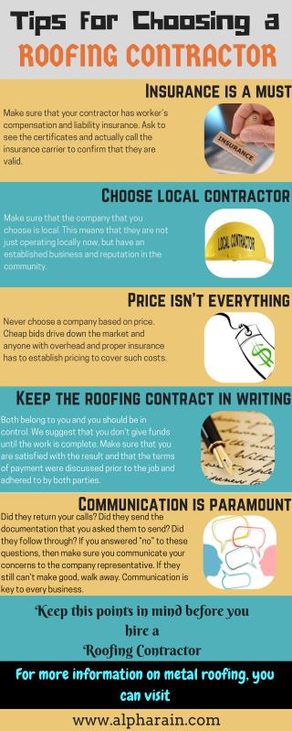How to Choose a Right Roofing Contractor?