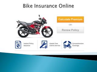 Bike Insurance Online