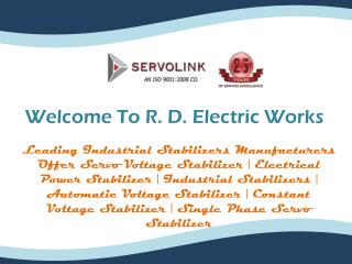 Servo Voltage Stabilizer in Noida