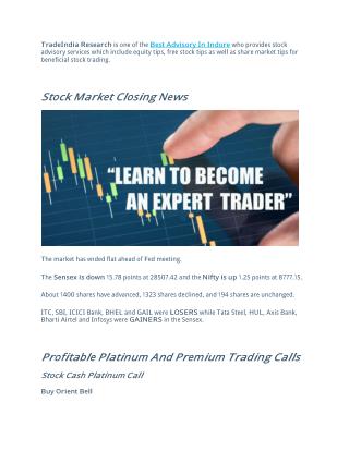 Profitable Platinum and Premium Trading Calls