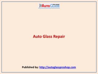 Auto Glass Repair