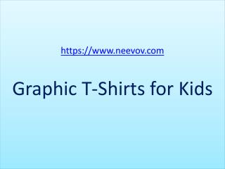 Red Colour Kids Funny Graphic Cotton T Shirts