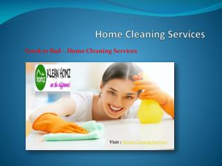 Home Cleaning Services
