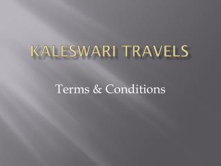 Kaleswari Travels