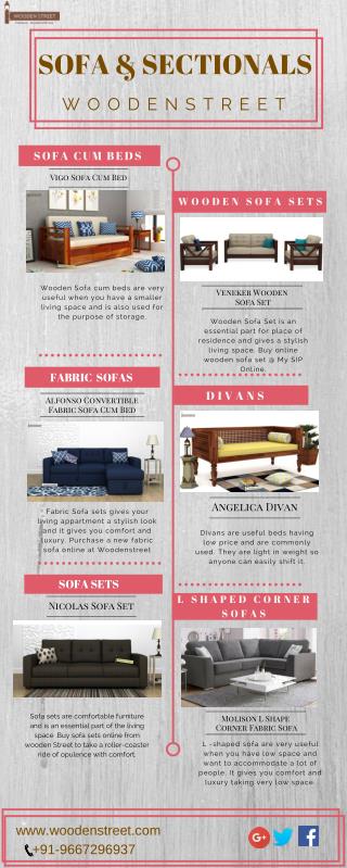 Sofa And Sectionals : Buy Modern Sofa Sets Online India