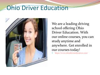 Ohio Driver Education