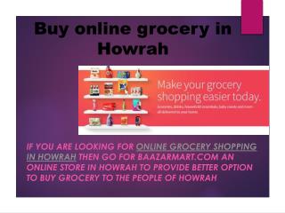 Buy online grocery in Howrah