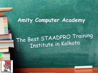 The Best STAADPRO Training Institute in Kolkata